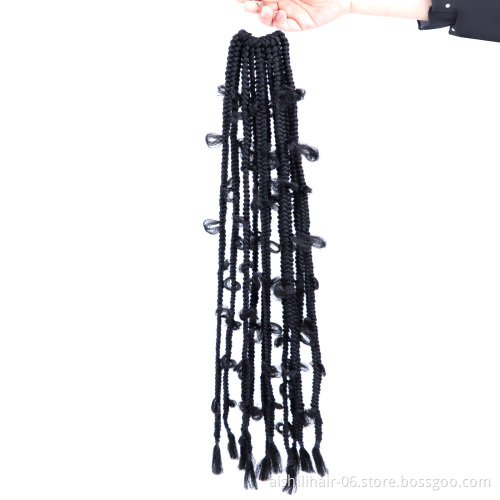 22inch handmade butterfly locs crochet hair in synthetic braiding hair extension braids faux locs
